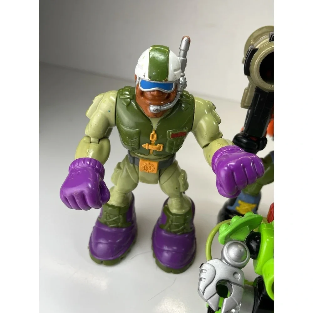 4 Vintage Mattel Fisher Price Rescue  Mountain Canyon‎ Heroes Action Figures